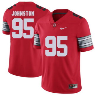 Ohio State Buckeyes 95 Cameron Johnston Red 2018 Spring Game College Football Limited Jersey