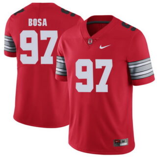 Ohio State Buckeyes 97 Joey Bosa Red 2018 Spring Game College Football Limited Jersey