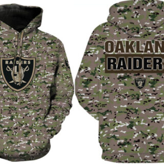 Okland Raiders Camo Hoodie
