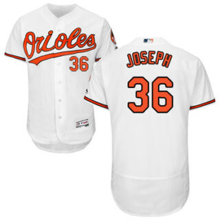 Orioles #36 Caleb Joseph White Flexbase Authentic Collection Stitched Baseball Jersey
