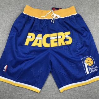 Pacers Blue Pockets Swingman Shorts