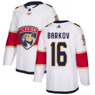 Panthers #16 Aleksander Barkov White Road Authentic Stitched Hockey Jersey
