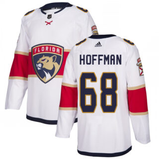 Panthers #68 Mike Hoffman White Road Authentic Stitched Hockey Jersey