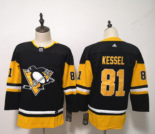 Penguins 81 Phil Kessel Black Youth Adidas Jersey
