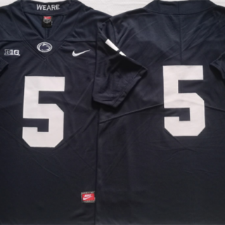 Penn State Nittany Lions #5 Blue Stitched Jersey