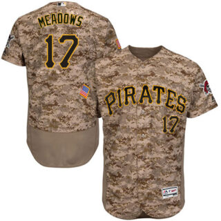 Pirates #17 Austin Meadows Camo Flexbase Authentic Collection Stitched Baseball Jersey