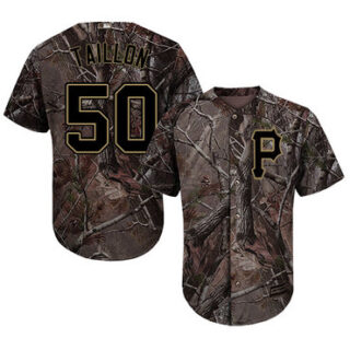 Pirates #50 Jameson Taillon Camo Realtree Collection Cool Base Stitched Baseball Jersey