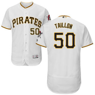 Pirates #50 Jameson Taillon White Flexbase Authentic Collection Stitched Baseball Jersey