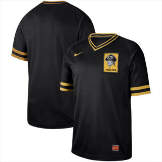 Pirates Blank Black Throwback Jersey