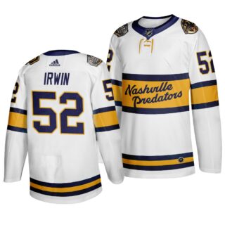 Predators 52 Matt Irwin White 2020 Winter Classic Adidas Jersey
