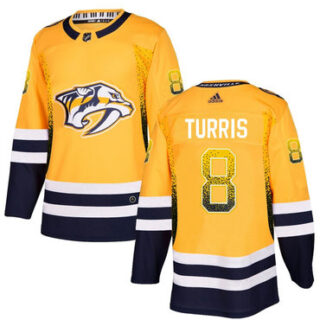 Predators 8 Kyle Turris Gold Drift Fashion Adidas Jersey