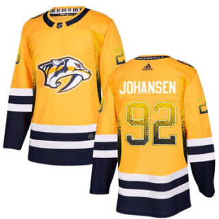 Predators 92 Ryan Johansen Gold Drift Fashion Adidas Jersey