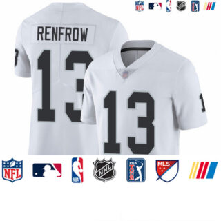 Raiders #13 Hunter Renfrow White Men's Stitched Football Vapor Untouchable Limited Jersey