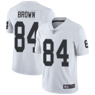 Raiders #84 Antonio Brown White Youth Stitched Football Vapor Untouchable Limited Jersey