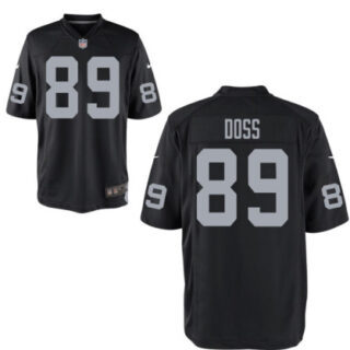 Raiders #89 Doss vapor limited Black Jersey