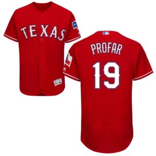 Rangers #19 Jurickson Profar Red Flexbase Authentic Collection Stitched Baseball Jersey