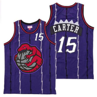 Raptors 15 Vince Carter Purple Retro Jerseys 2