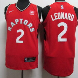 Raptors 2 Kawhi Leonard Red Nike Authentic Jersey