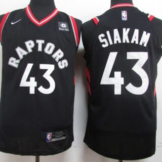 Raptors 43 Pascal Siakam Black Nike Authentic Jersey