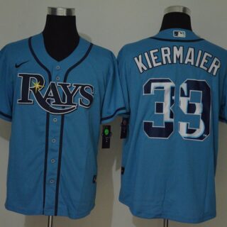 Rays 39 Kevin Kiermaier Light Blue 2020 Nike Cool Base Fashion Jersey
