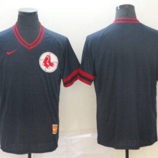 Red Sox Blank Navy Throwback Jersey