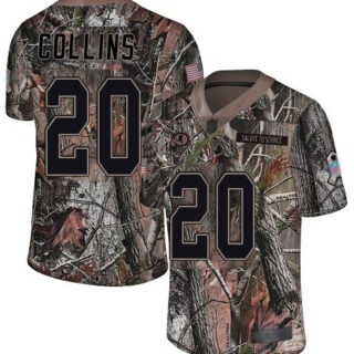 Redskins #20 Landon Collins Camo Men's Stitched Football Limited Rush Realtree Jersey