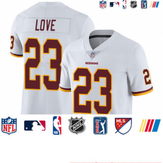 Redskins #23 Bryce Love White Men's Stitched Football Vapor Untouchable Limited Jersey