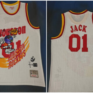 Rockets 01 Jack White Travis Scott Mitchell Ness Bleacher Report Jersey