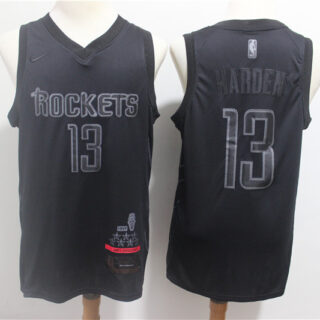 Rockets 13 James Harden Black Nike Swingman MVP Jersey