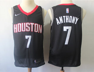 Rockets 7 Carmelo Anthony Black Nike Swingman Jersey