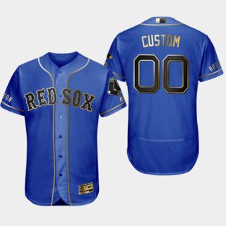 Royal Custom Black Golden Flex Base Jersey