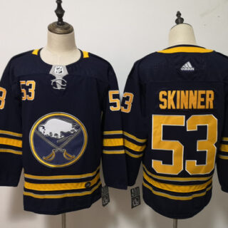 Sabres 53 Jeff Skinner Navy Adidas Jersey