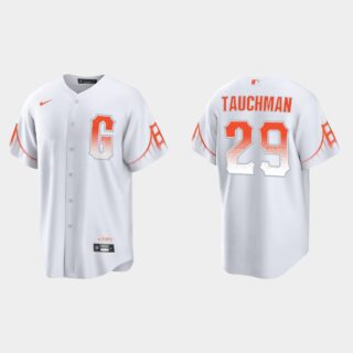 San Francisco Giants #29 Mike Tauchman Men's 2021 City Connect White Fan's Version Jersey