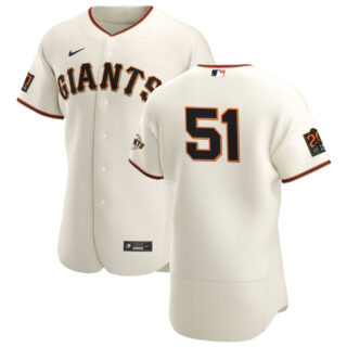 San Francisco Giants #51 Conner Menez Men's Nike Cream Home 2020 Authentic 20 at 24 Patch Player MLB Jersey