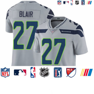 Seahawks #27 Marquise Blair Grey Alternate Youth Stitched Football Vapor Untouchable Limited Jersey
