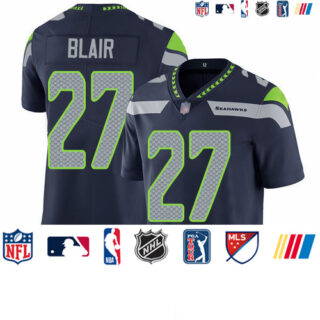 Seahawks #27 Marquise Blair Steel Blue Team Color Youth Stitched Football Vapor Untouchable Limited Jersey