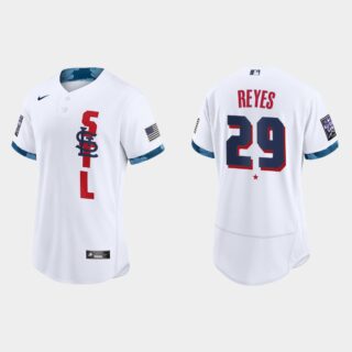 St.Louis Cardinals #29 Alex Reyes 2021 Mlb All Star Game Authentic White Jersey