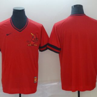 St. Louis Cardinals Blank Red Throwback Jersey