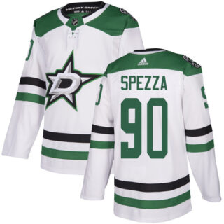 Stars #90 Jason Spezza White Road Authentic Stitched Hockey Jersey