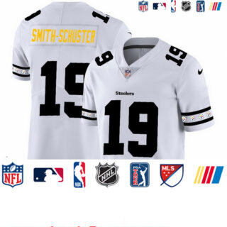 Steelers 19 JuJu Smith-Schuster White 2019 New Vapor Untouchable Limited Jersey