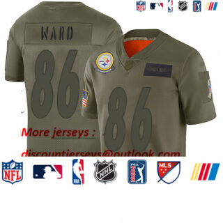 Steelers #86 Hines Ward Camo Youth Stitched Football Limited 2019 Salute to Service Jersey