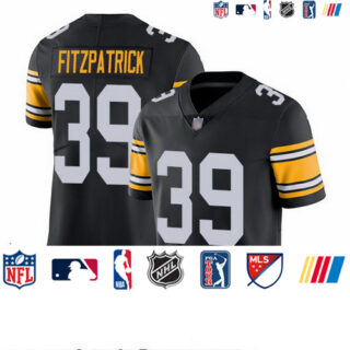 Steelers 39 Minkah Fitzpatrick Black Alternate Vapor Untouchable Limited Jersey