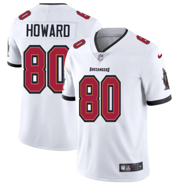 Tampa Bay Buccaneers #80 O.J. Howard Men's Nike White Vapor Limited Jersey