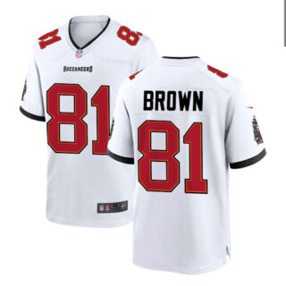Tampa Bay Buccs #81 Antonio Brown White Vapor Limited Jersey