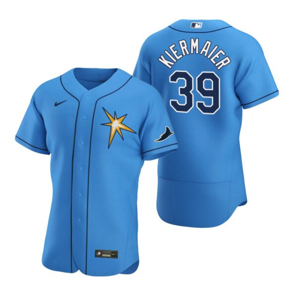 Tampa Bay Rays #39 Kevin Kiermaier Men's Nike Light Blue Alternate 2020 Authentic Team MLB Jersey