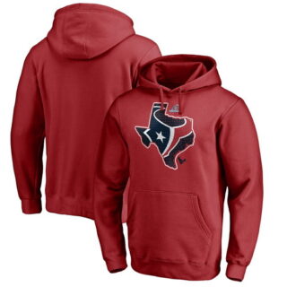 Texans Red 2018 NFL Playoffs Men's Pullover Hoodie