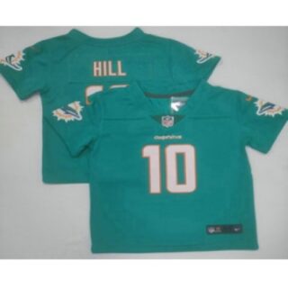 Toddler Miami Dolphins #10 Tyreek Hill Aqua 2022 Vapor Limited Stitched NFL Jersey