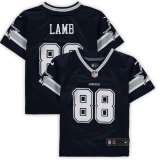 Toddlers Dallas Cowboys #88 CeeDee Lamb Navy Stitched Jersey