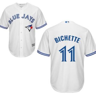 Toronto Blue Jays #11 Bo Bichette White Cool base Jersey