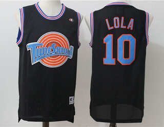 Tune Squad 10 Lola Bunny Black Stitched Movie Jersey